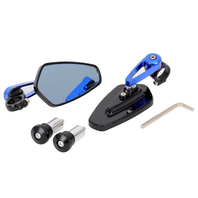 [Màu Xanh] 1 Chiếc,1 Đôi Gương Gù Tay Lái (steering wheel mirror)