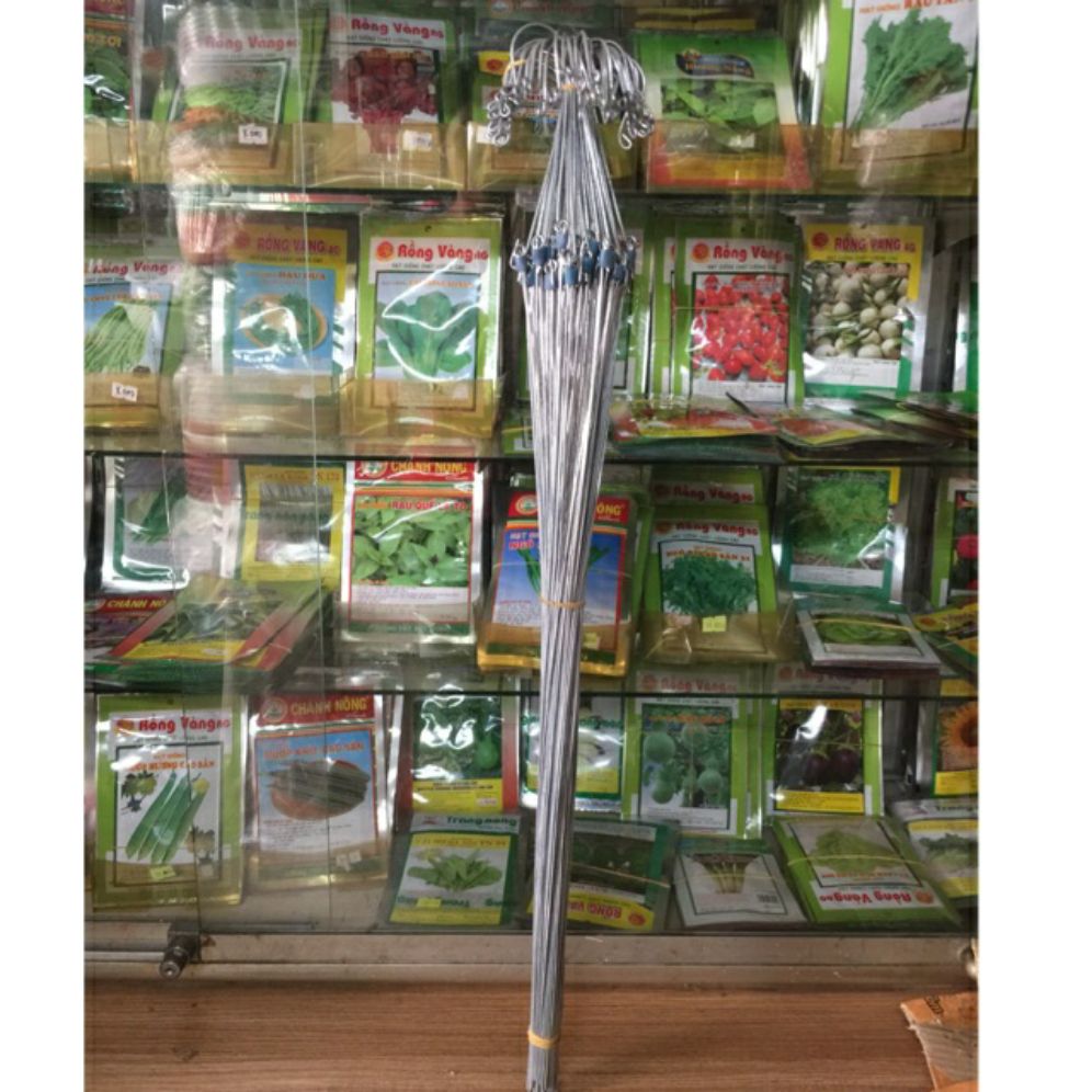 móc kẽm treo chậu lan dài 67cm - combo 50 cái.