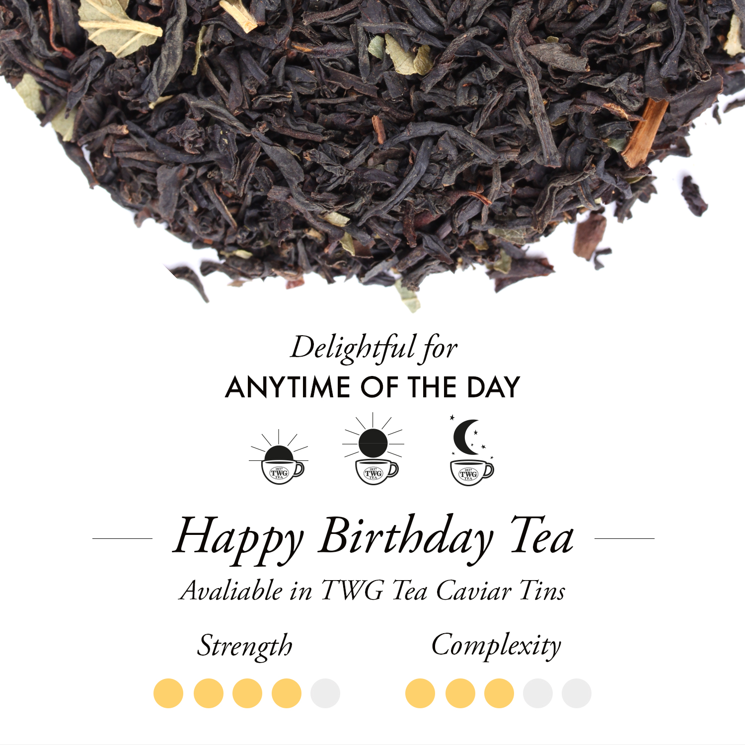 Trà TWG Tea - Happy Birthday Tea (100g) | Trà Đen