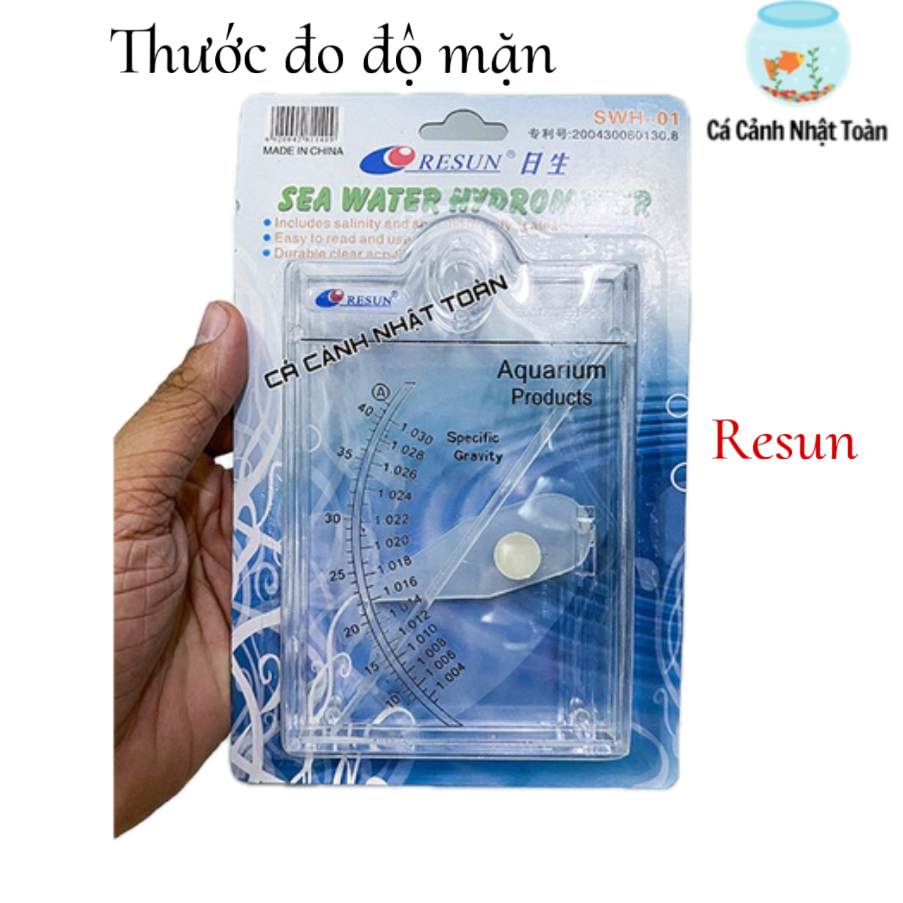 "Hoàn tiền đến 10%" THƯỚC ĐO ĐỘ MẶN NƯỚC RESUN SWH 01