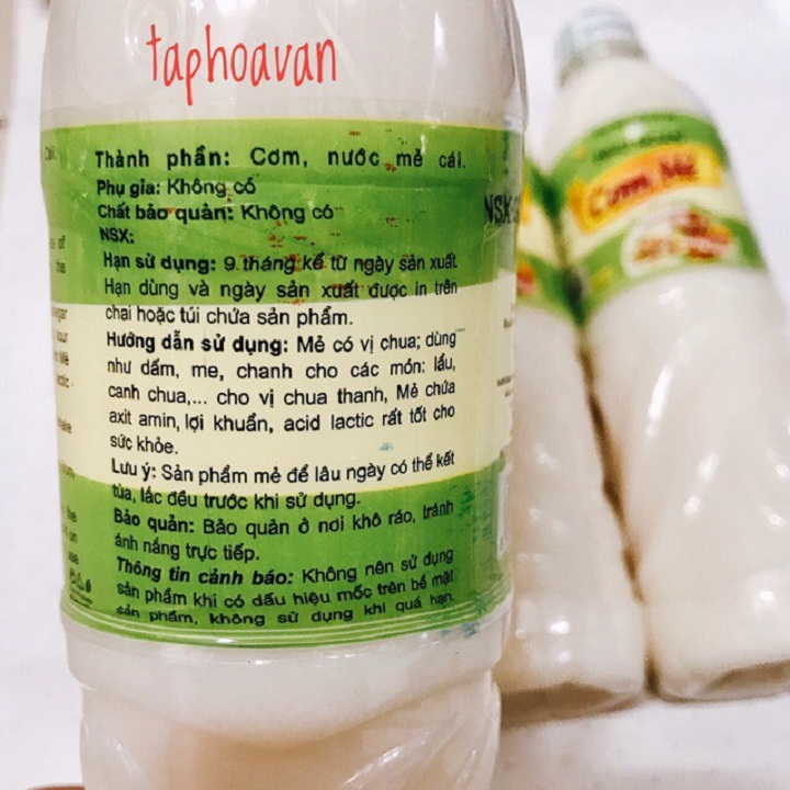 Cơm mẻ Như Hoàn chai 500gr