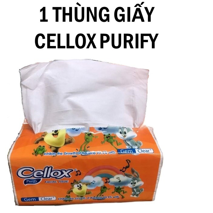 1 thùng khăn giấy rút cellox 260 tờ 250g/ gói