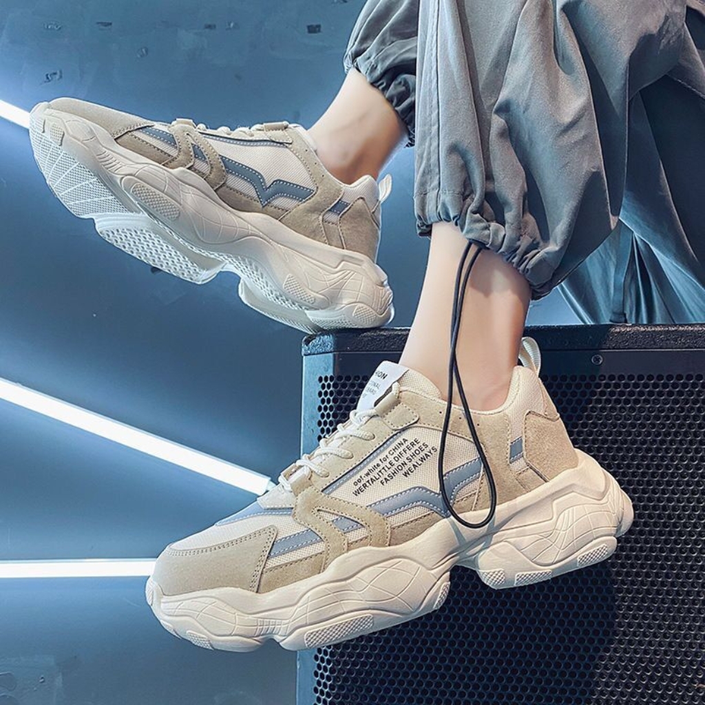 Giày sneaker nam Ulzzang đế tăng chiều cao cá tính
