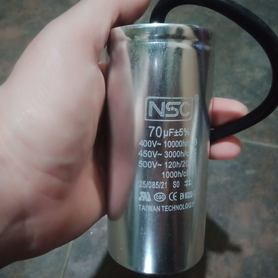 Tụ điện động cơ xoay chiều 70 uf nsc