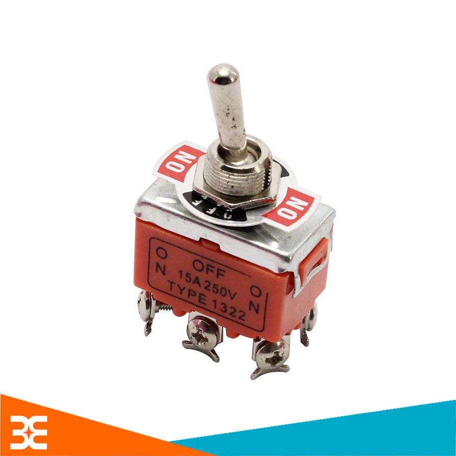 Công Tắc Gạt Đảo Chiều Động Cơ 1322 6 Chân 250VAC-15A