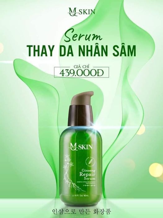 TÁI TẠO DA NHÂN SÂM MSKIN HÀN QUỐC