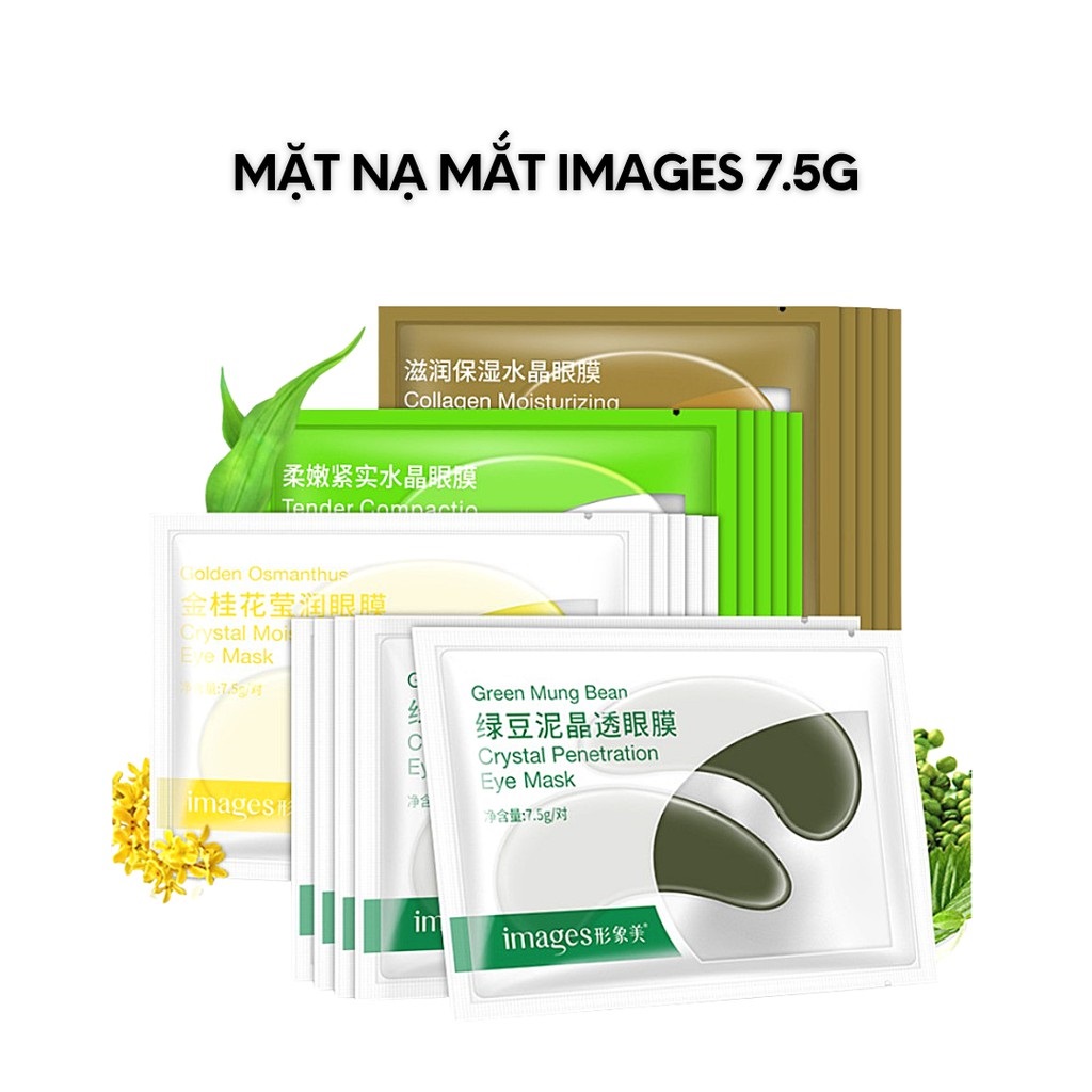[HCM][COMBO 10 MIẾNG] Mặt Nạ Dưỡng Mắt Collagen Images 7.5G (MIX NGẪU NHIÊN)