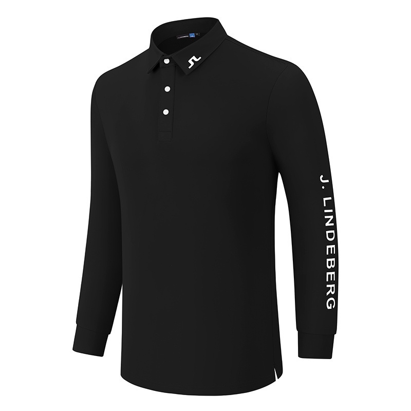 J. Linenberg long sleeve golf T shirt men autumn winter comfortable sports polo shirts for golf clothing men's shirts fast dry competition #2301