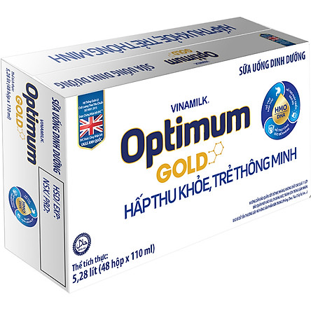 THÙNG 48 HỘP SỮA BỘT PHA SẴN OPTIMUM GOLD 110ML