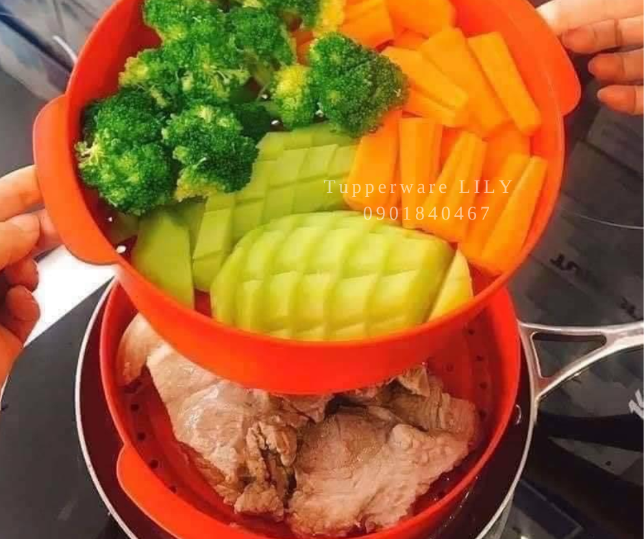 Xửng hấp Steam It 2 tầng - Tupperware