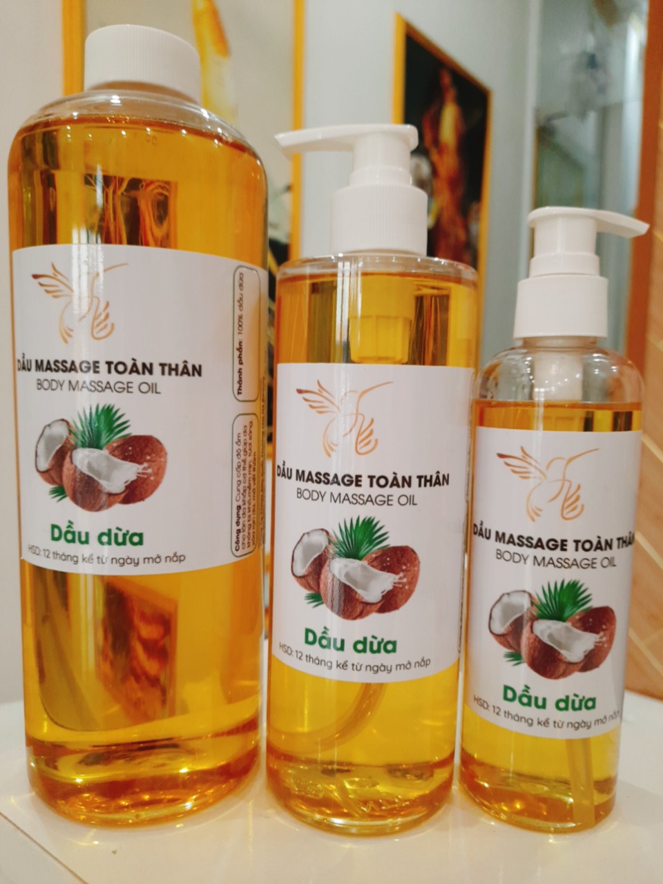 Dầu dừa massage body 250ml