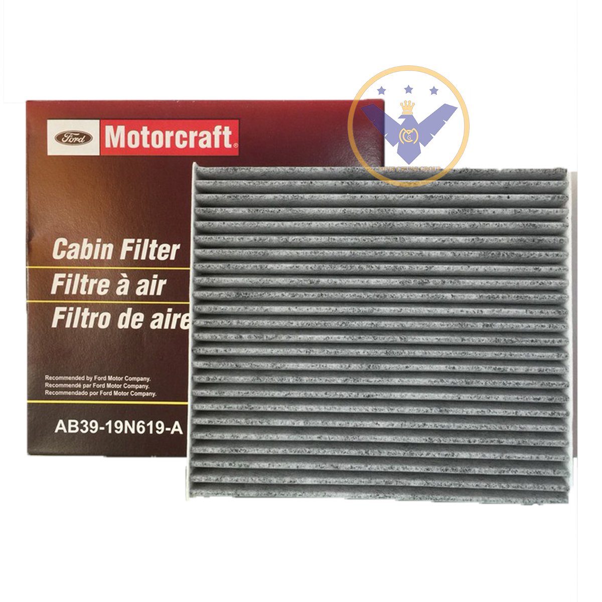 Lọc gió máy lạnh điều hòa than hoạt tính cho xe Ford Ranger, Everest, Mazda BT50 - AB3919N619A