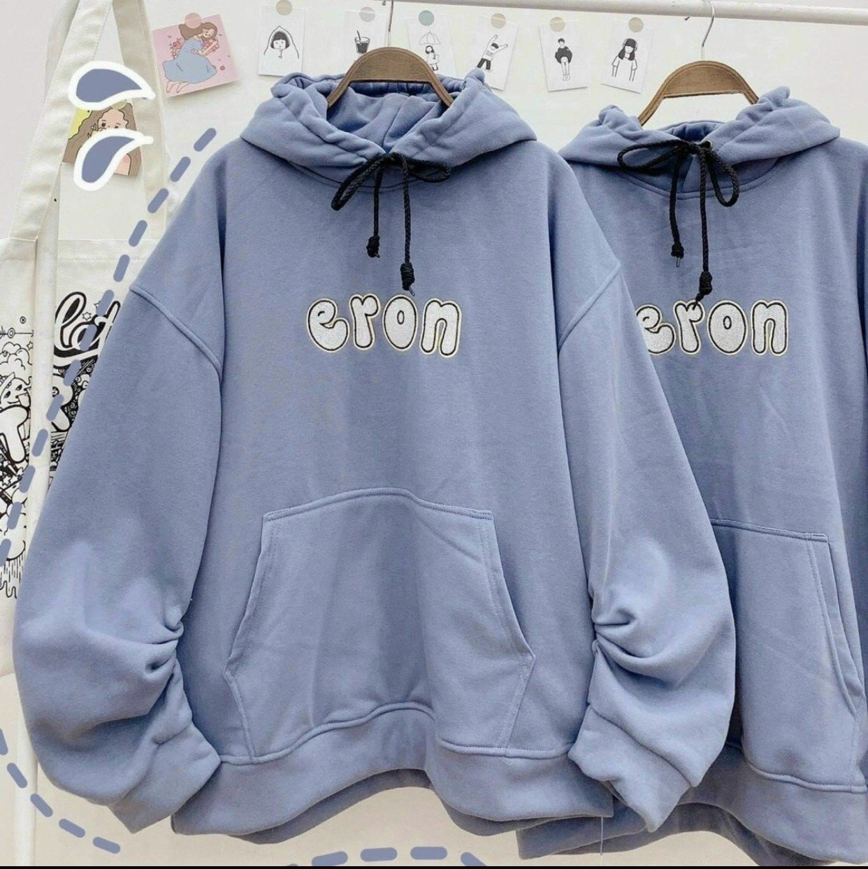 Áo Hoodie Tay Phồng ERON Nỉ Pe Dày Dặn, Áo Khoác Nữ Nỉ Hàng Bán Chạy, Chất Vải Mềm Mịn, Áo Khoác Chống Nắng, Áo Khoác Hoodie Thời Trang Nữ