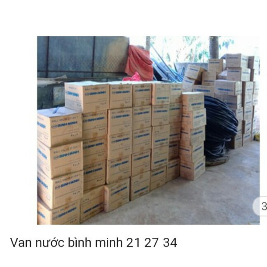 Van khóa nước Bình Minh Phi 21, 27, 34 - Van thoát nước