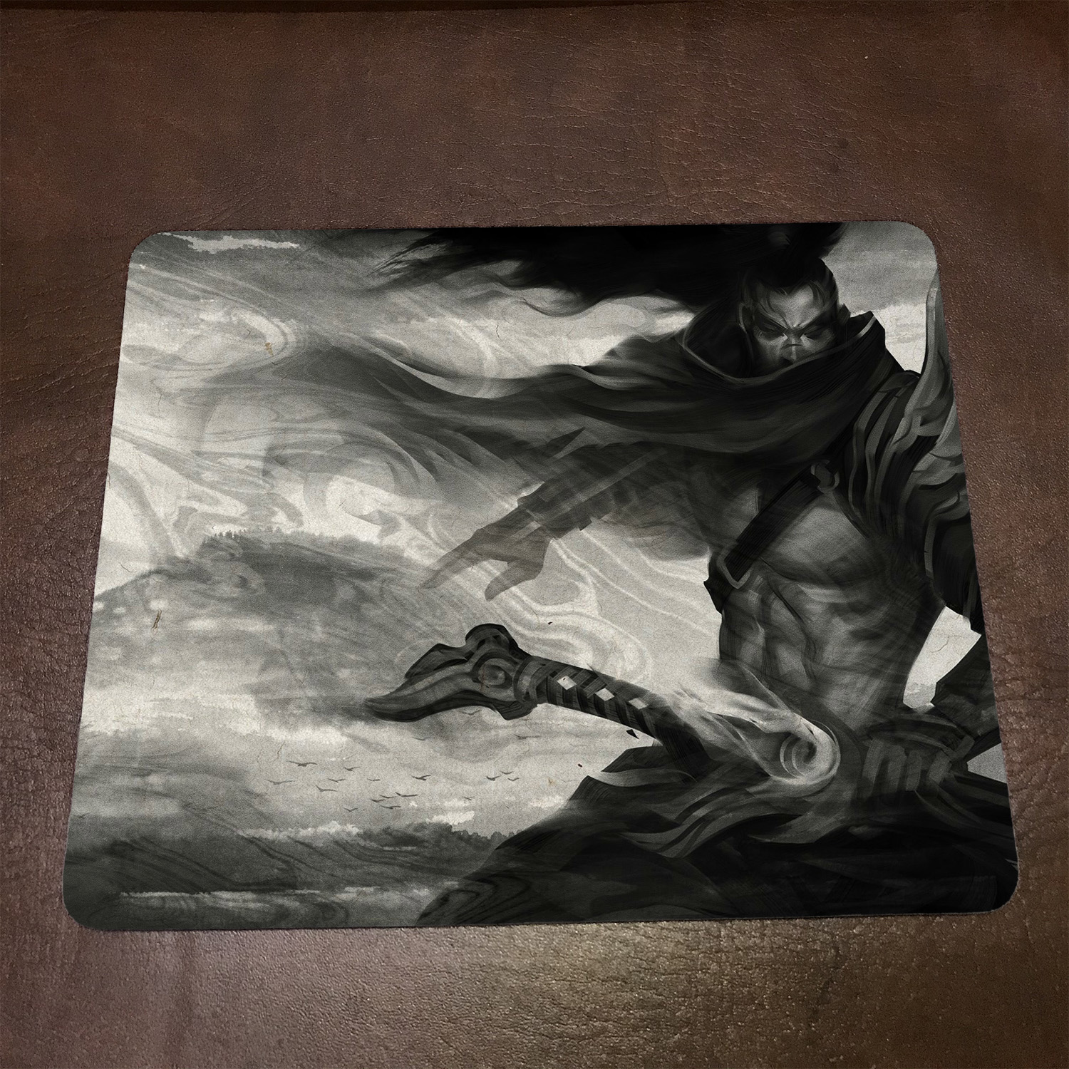 Lót chuột máy tính League of Legends YASUO - Mẫu 1 Mousepad cao su êm ái. Nhận in theo yêu cầu