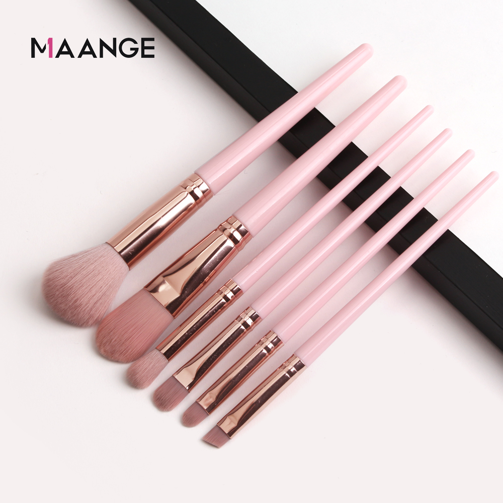 Set 7 cọ trang điểm MAANGE tán phấn má hồng phấn phủ che khuyết điểm phấn mắt tiện lợi