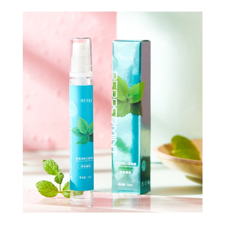 [Hoàn Tiền 15%] Xịt Thơm Miệng Mùi Bạc Hà Mùi Đào thơm mát 20ML