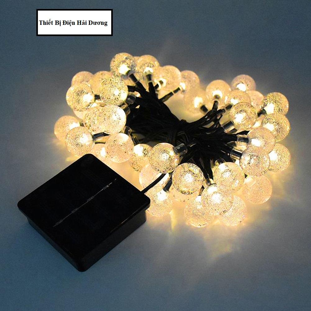 Dây đèn led bông tuyết sử dụng năng lượng mặt trời 5 mét / 12 mét - Bảo hành 1 năm - 5 mét 12 mét - 3 màu lựa chọn