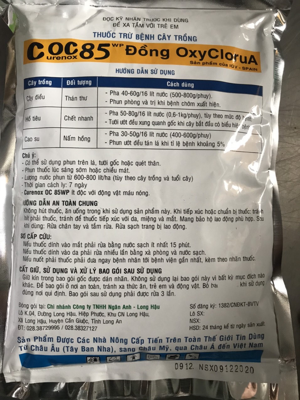 Thuốc trừ bệnh Coc 85 chính hãng ( gói 1kg)