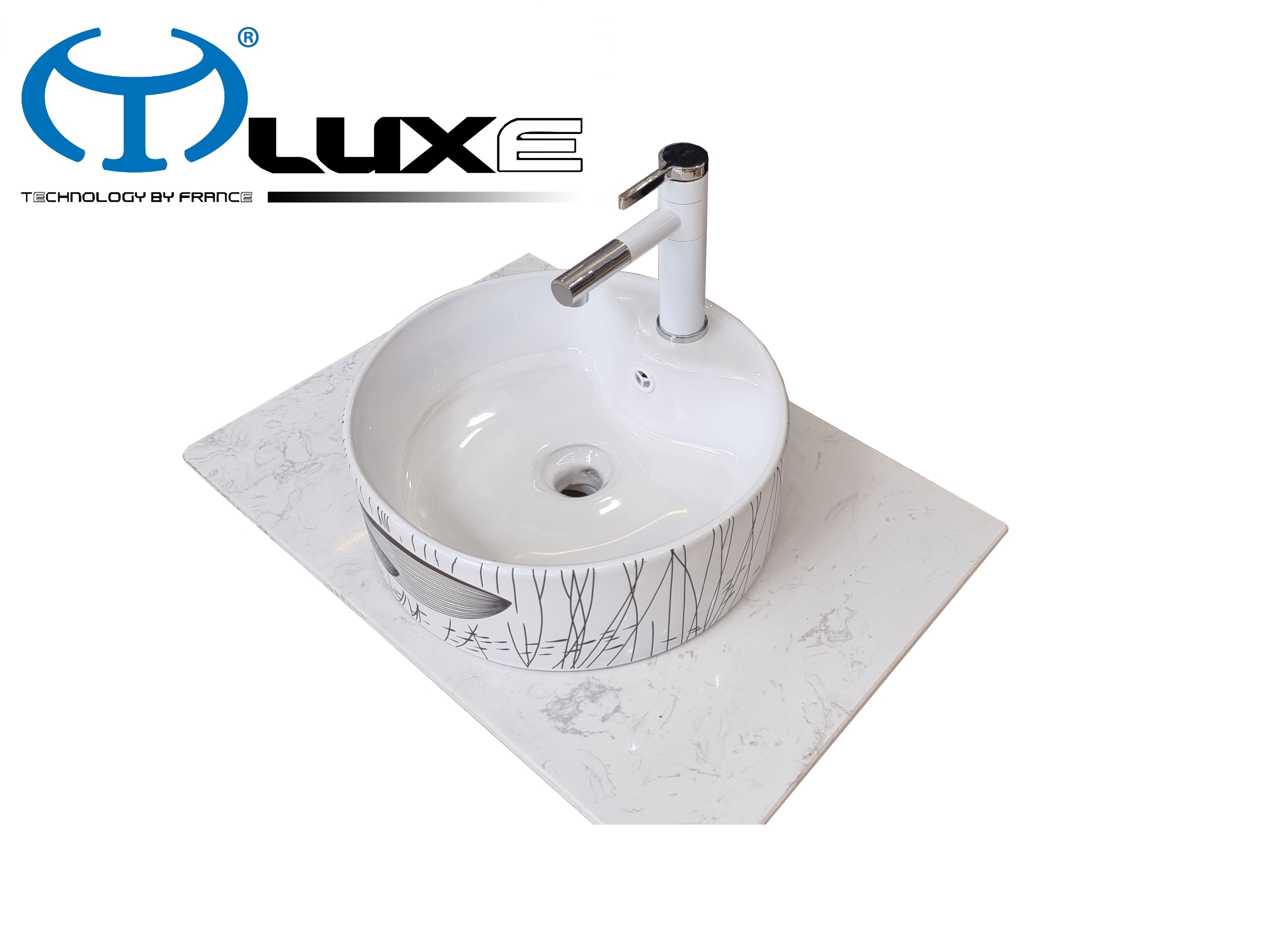 Vòi chậu rửa mặt Lavabo cao cấp Luxe V8001TN