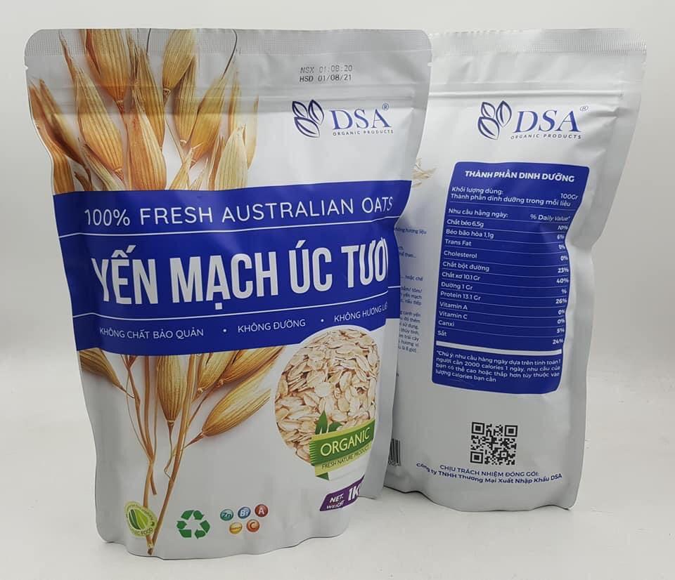 1kg yến mạch úc tươi DSA