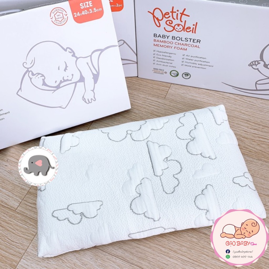 Bộ chặn, bộ gối chặn sơ sinh Petit Soleil