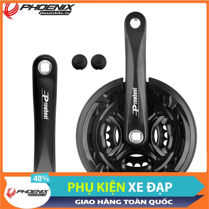 Đùi đĩa nhôm 3 tầng Prowheel - 48T