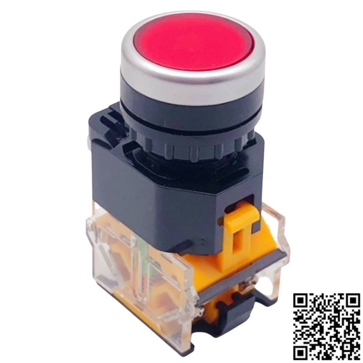 Công tắc nhấn nhả đề LA38-11 phi 22mm không đèn 3 màu xanh, màu đỏ, màu vàng