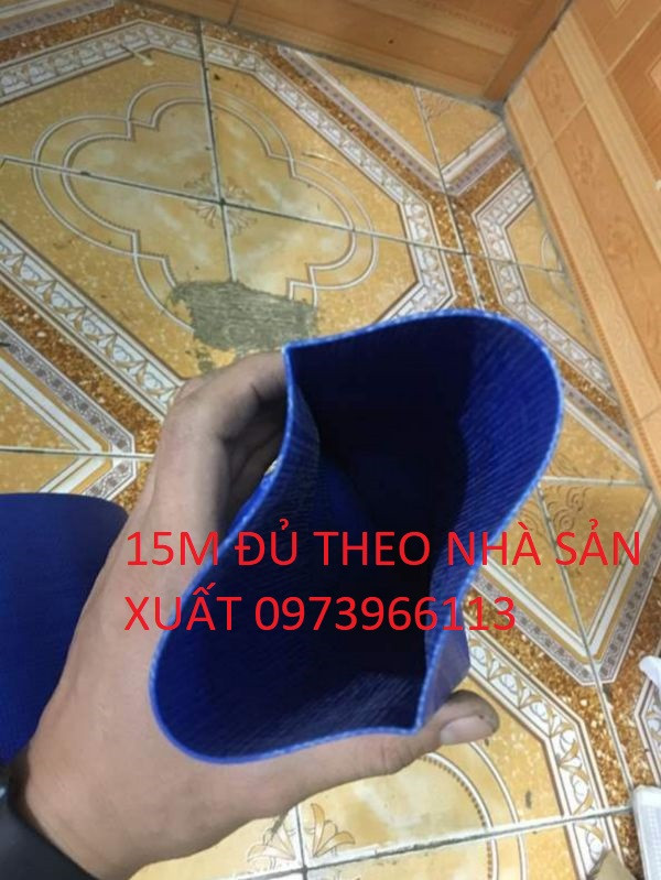 Ống bơm nước vải bạt đúc phi 76