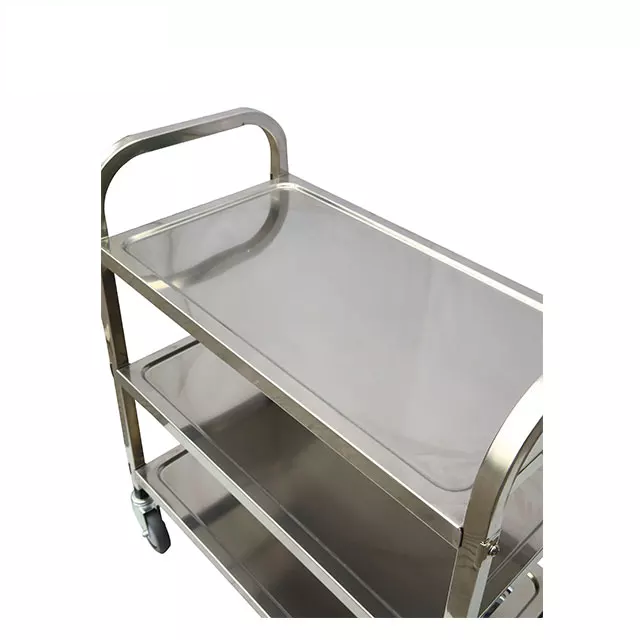 XE ĐẨY PHỤC VỤ 3 TẦNG BẰNG INOX
