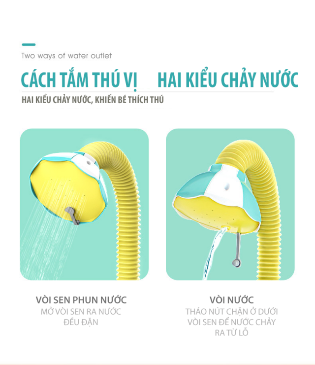 It Smart - Vòi Sen Con Voi GREEN MINT An Toàn Bé