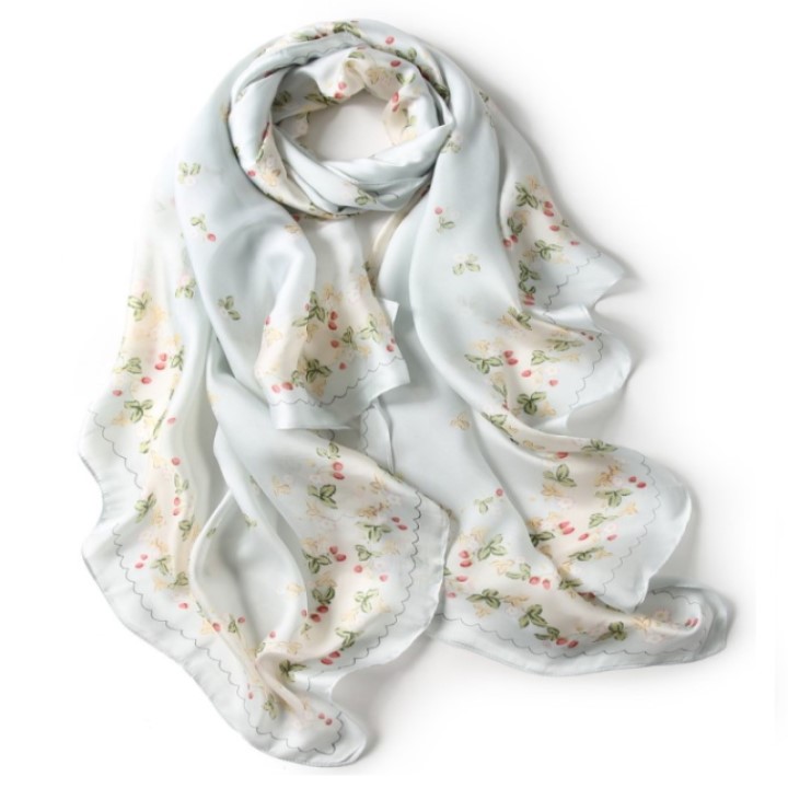 Khăn choàng lụa thời trang cao cấp DS105 - Size 90cm X 180cm