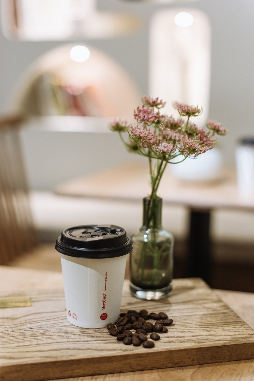 Cốc giấy Vietcup 8oz uống cafe - 240ml ( 100 cốc)