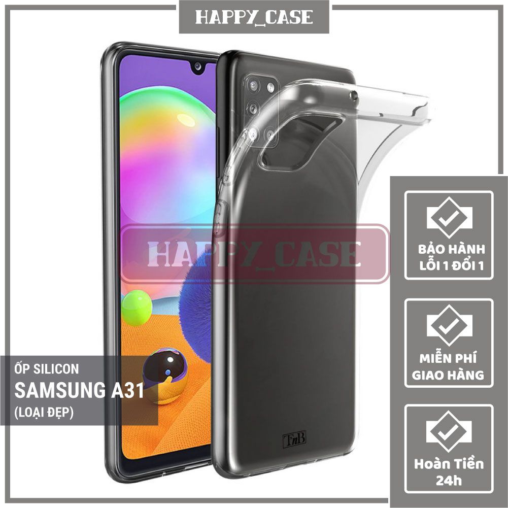 Ốp Lưng Điện Thoại Samsung A31 Thin Transparent Silicon