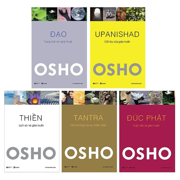 Sách - Combo Osho: Đạo, Đức Phật, Thiền, Tantra, Upanishad ( 5 Cuốn )