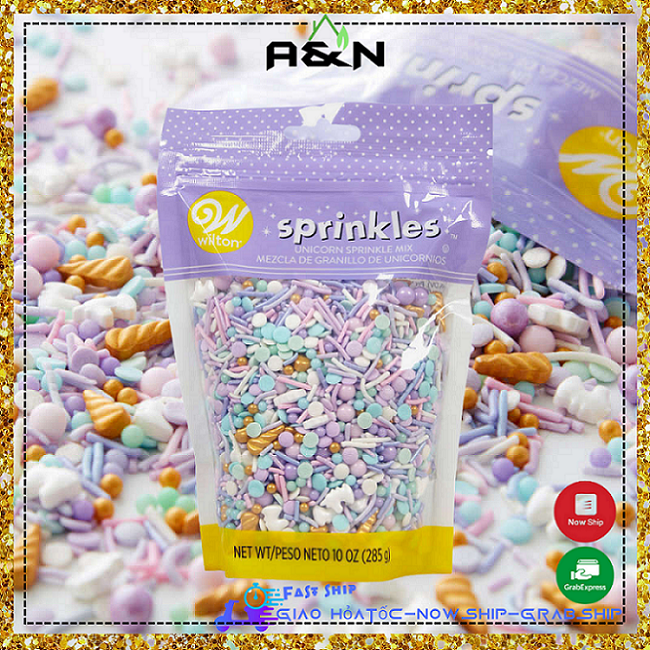 Wilton trang trí Sprinkles Unicorn Mix - 285gram