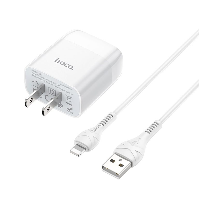 Bộ sạc Hoco C73 Lightning 2.4A