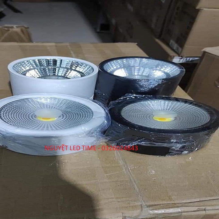 Đèn bơ, đèn lon 12w đổi mầu 3 chế độ