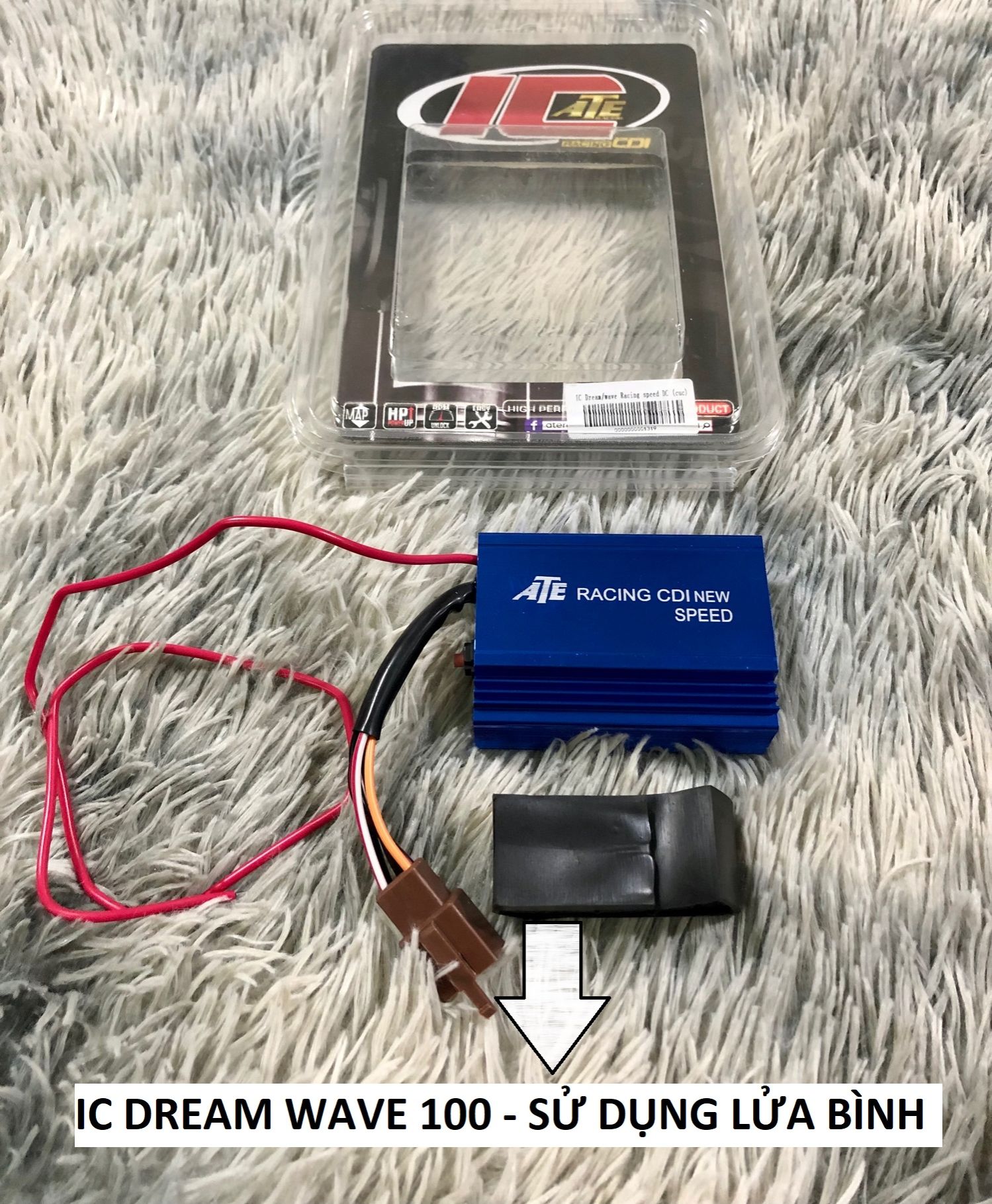 Ic độ ATE mở hết tua máy cho xe Dream Wave