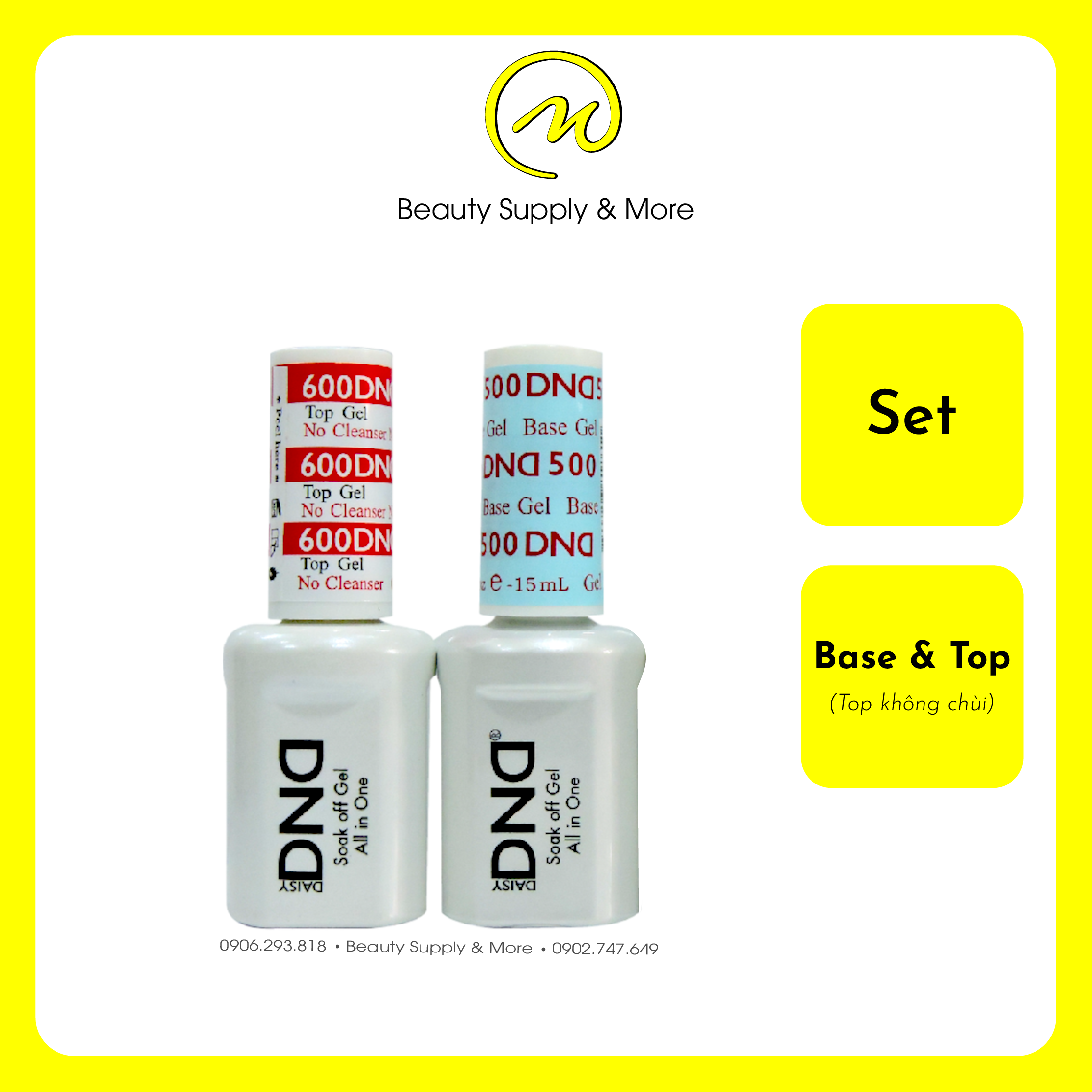 SƠN GEL Base Top DND/TOP/BASE CỦA MỸ