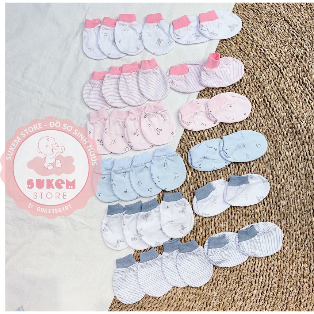 Phụ Kiện Sơ Sinh Bao Tay Bao Chân Mio Cho Bé