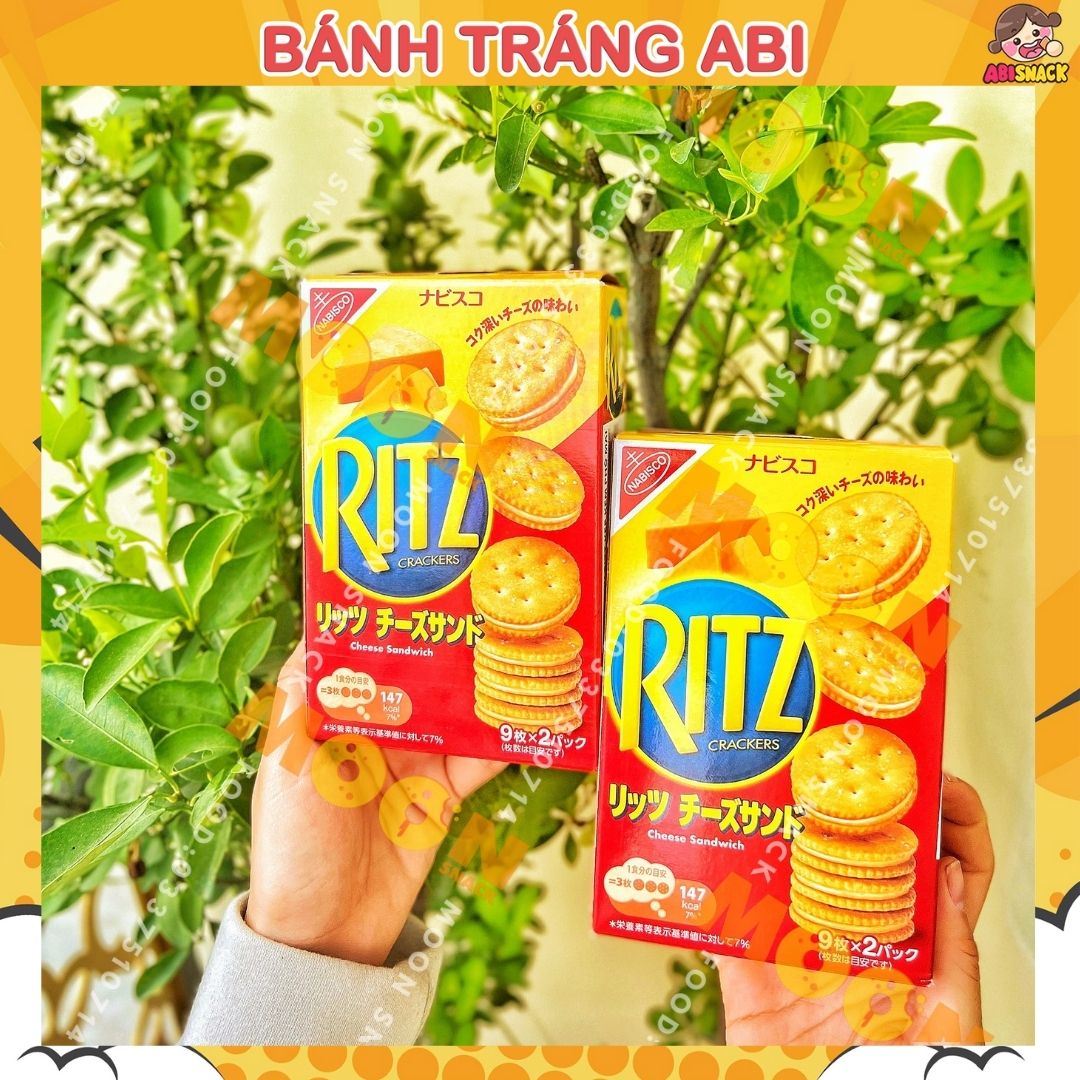Bánh Ritz Nhật kẹp phô mai bơ mặn 160g