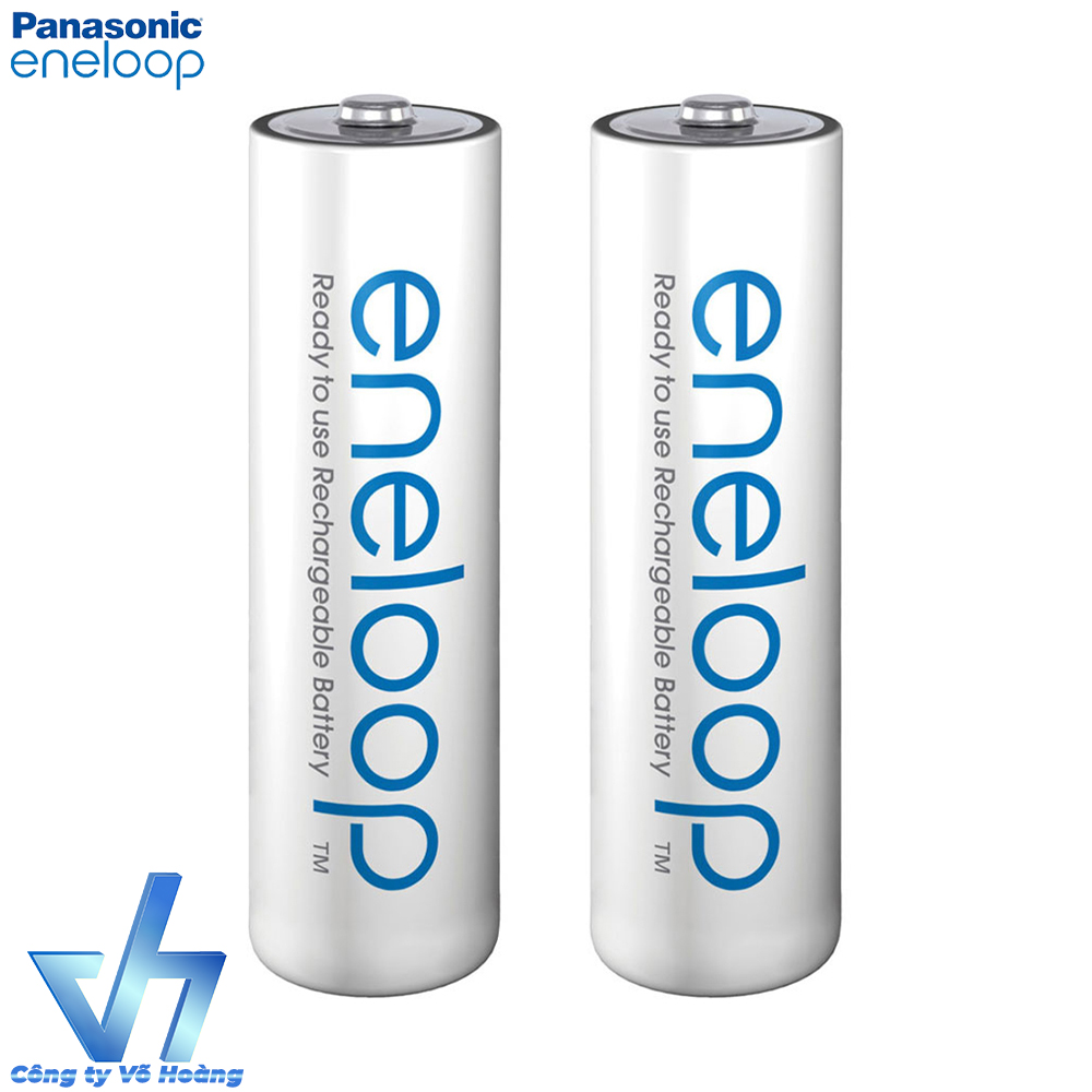 Bộ 2 pin sạc AAA Panasonic Eneloop 800mAh (Trắng)