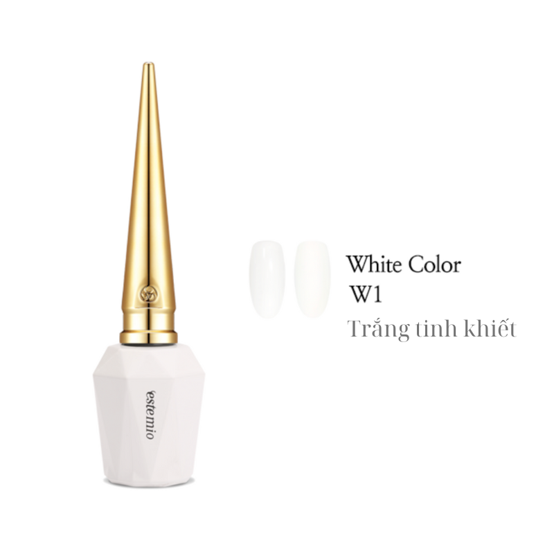Irimio white color series: authentic Korean irimio premium gel coat-classic and delicate beauty on your hand