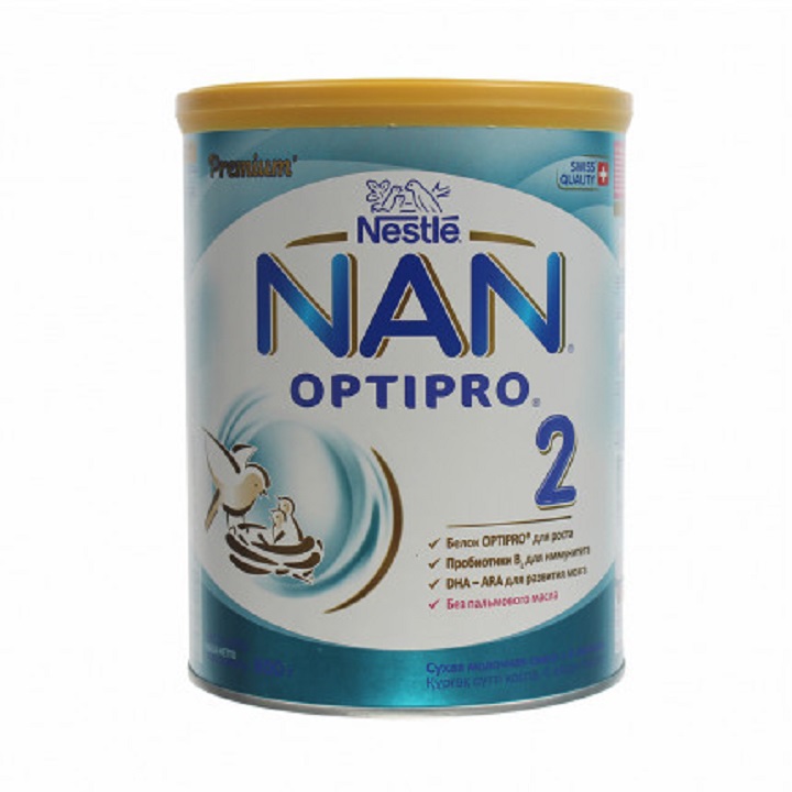 Sữa bột Nan Nga đủ số 2 (800g) mẫu mới  date 2021