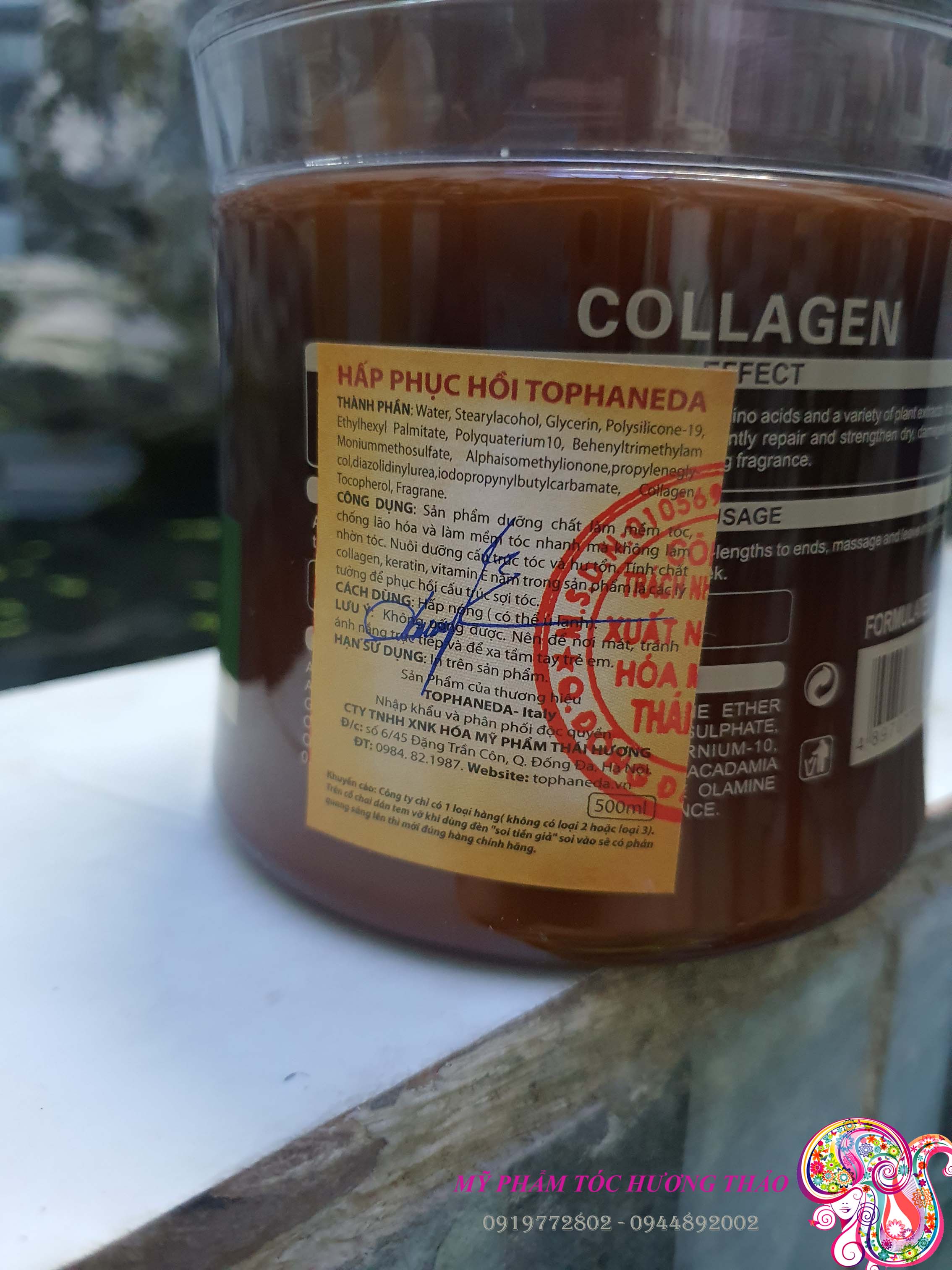 HẤP DẦU HANEDA COLLAGEN PHỤC HỒI TÓC HƯ TỔN 500ML