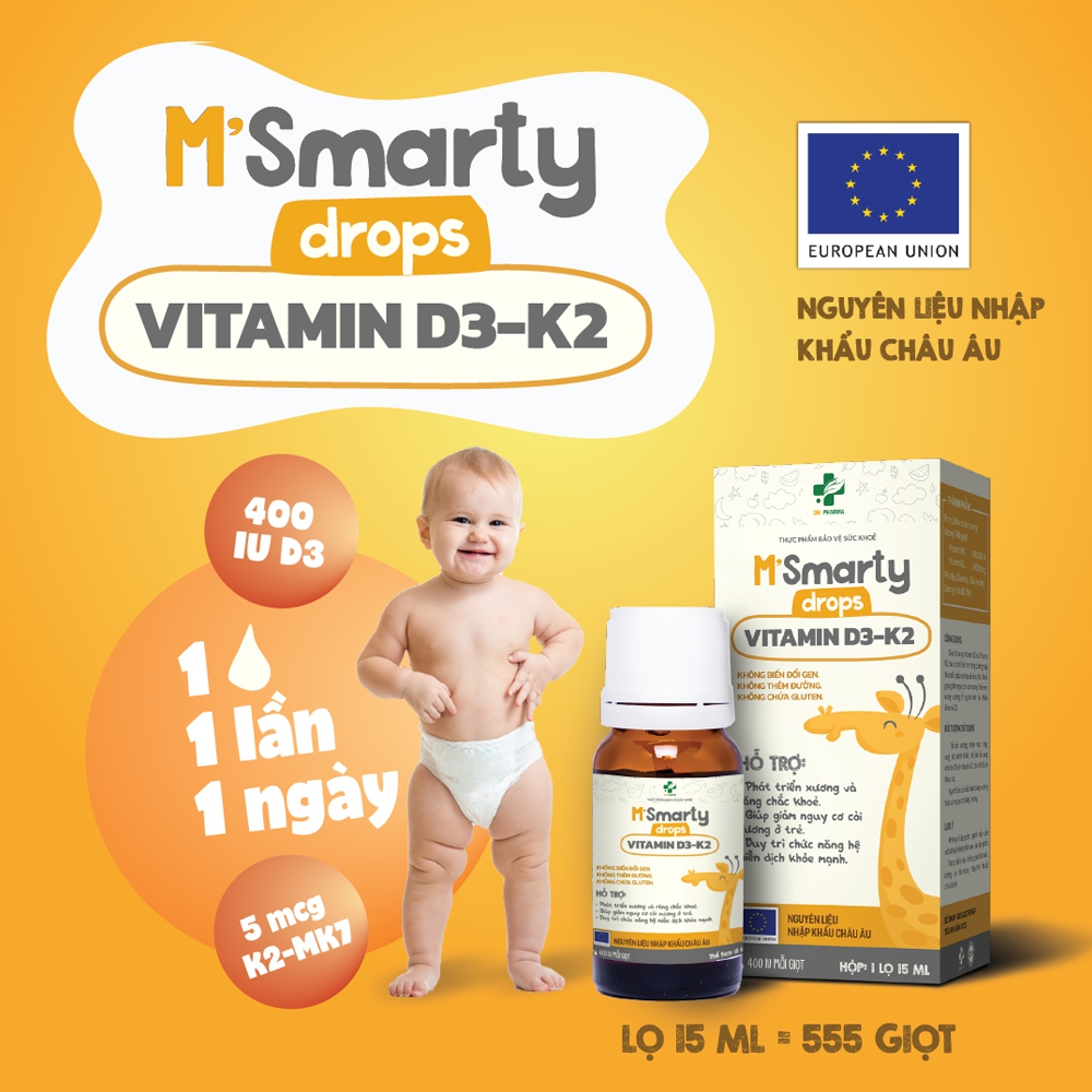 VITAMIN D3 - K2 Drops M'SMARTY