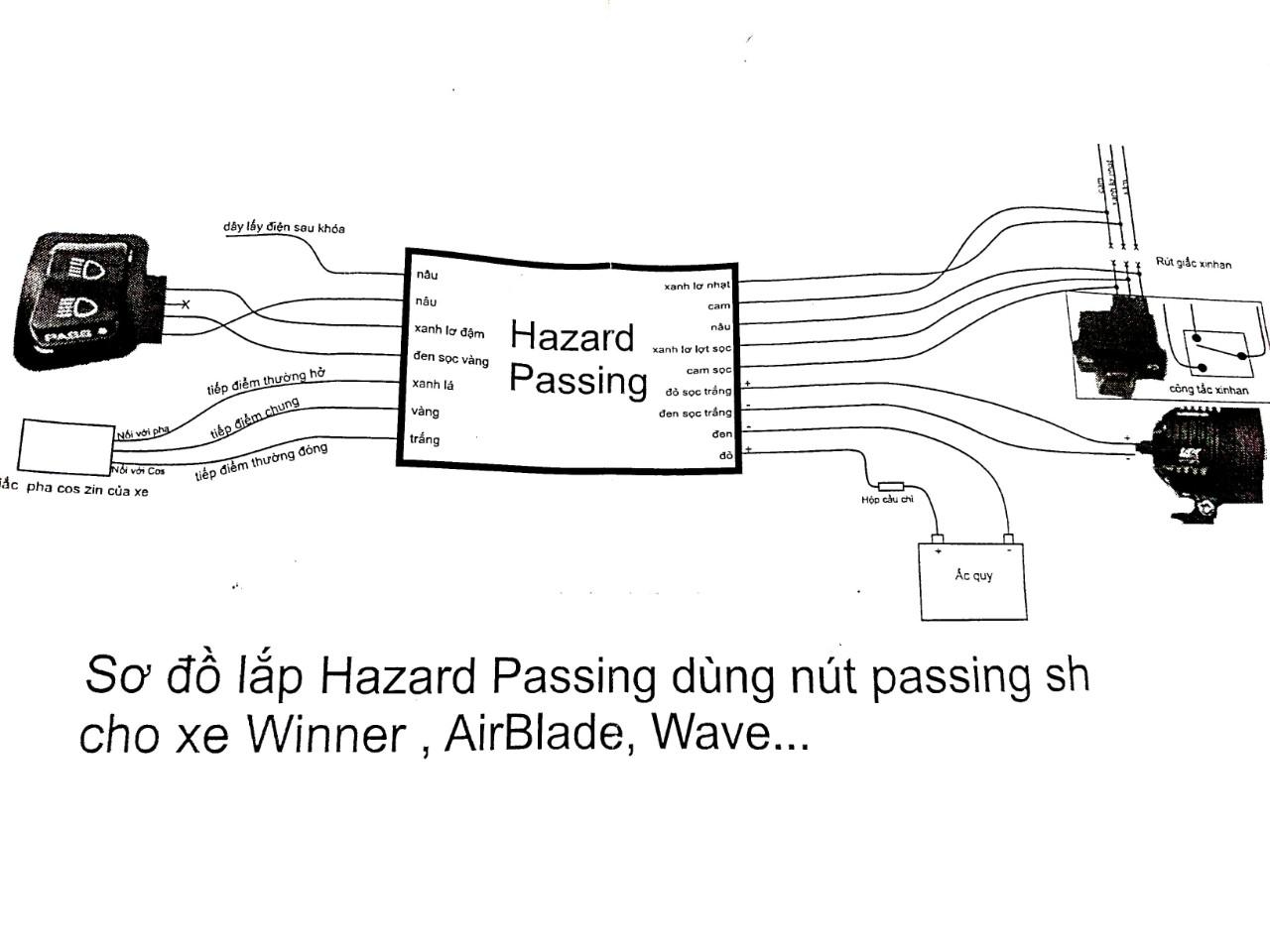Mạch passing winner 2 chức năng
