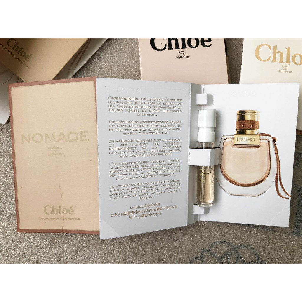 Mẫu thử nước hoa Vial Chloe các mùi