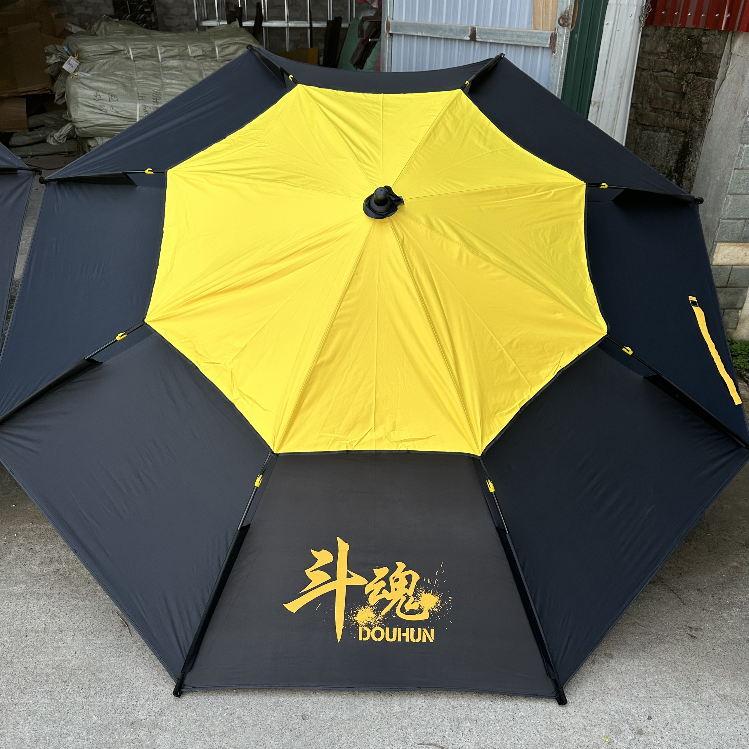 Ô dù câu cá 2 tầng Douhun cao cấp